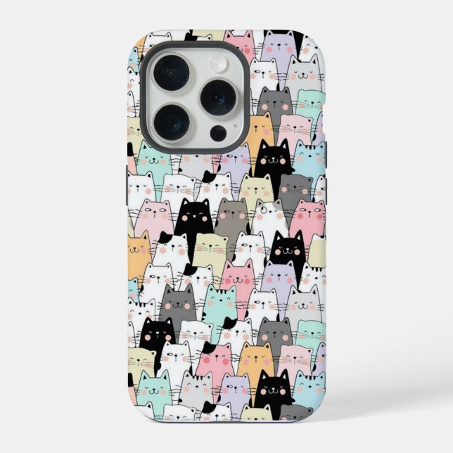 FUNDA PARA iPhone CUADRAR CAT (Reverso )