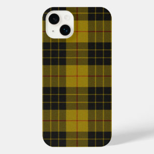 Funda Para iPhone 14 Plus cuadros amarillos y negros de tartán MacLeod