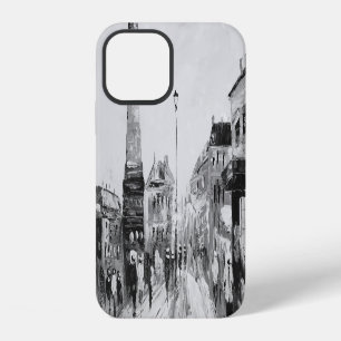 Funda Para iPhone 12 Cuadros artísticos en blanco y negro.