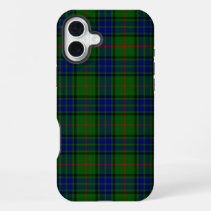 Funda Para iPhone 16 Plus Cuadros azules verdes de tartán de Lauder
