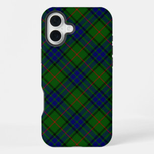 Funda Para iPhone 16 Plus Cuadros azules y verdes de Lauder tartán