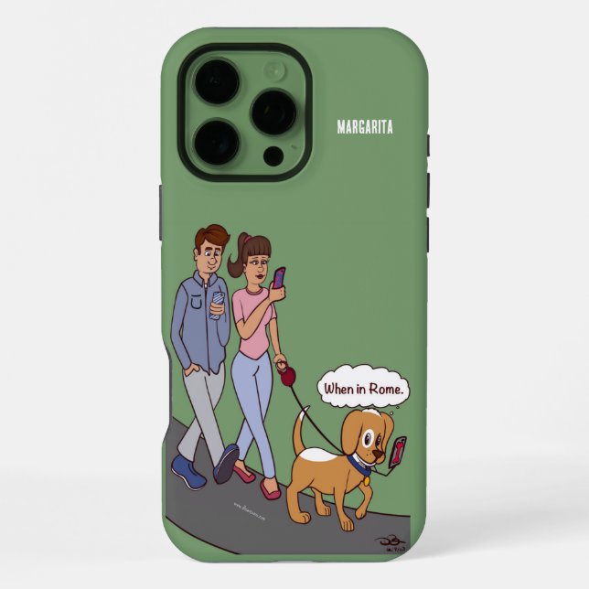 Funda Para iPhone Cuando Estés en Roma (Reverso )
