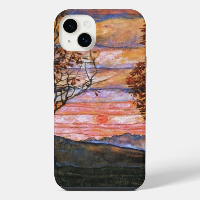 Funda Para iPhone Cuatro árboles (Reverso)