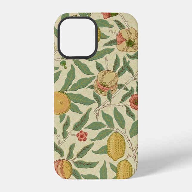 Funda Para iPhone Cuatro Frutas, William Morris (Reverso )