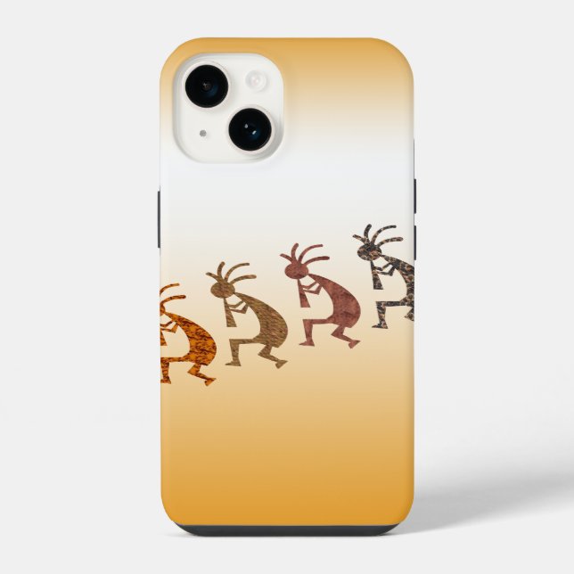 Funda Para iPhone Cuatro Kokopelli (Reverso )