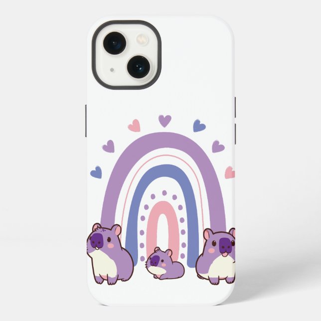 Funda Para iPhone Cubierta del teléfono de Capybara (Reverso )