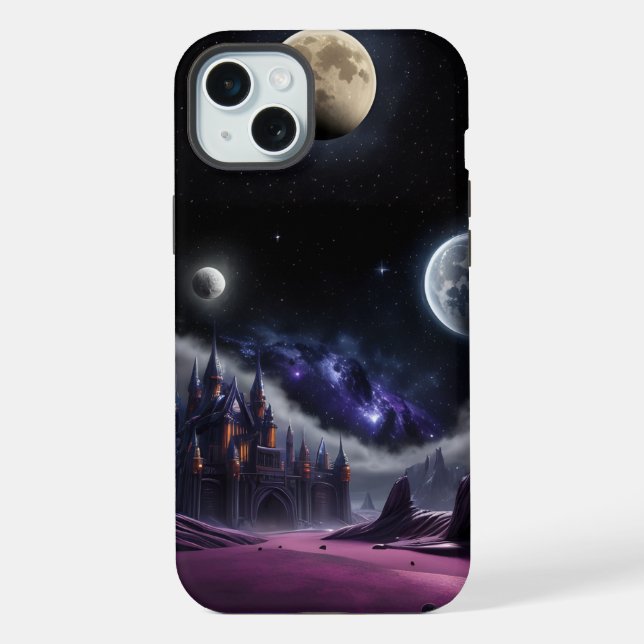 Funda Para iPhone Cubierta Mystic Fantasy World Phone (Reverso )