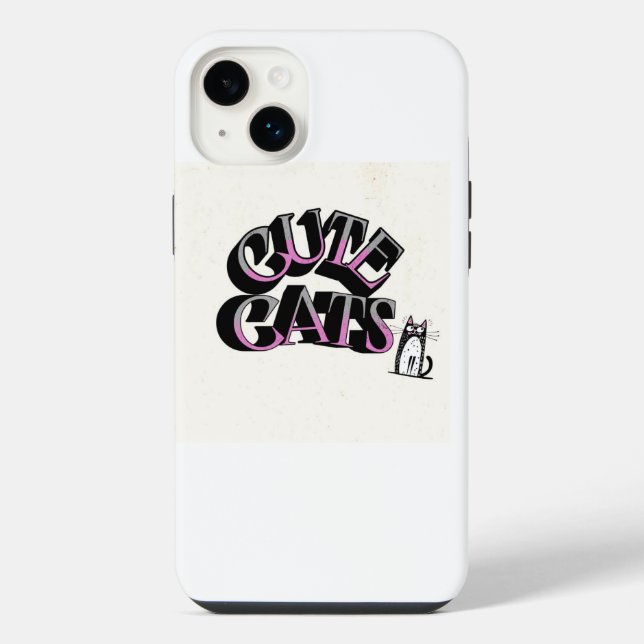Funda Para iPhone cubierta para iPhone con gato (Reverso)