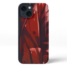 Cubierta roja de invierno iPhone 13 Slim Fit Funda