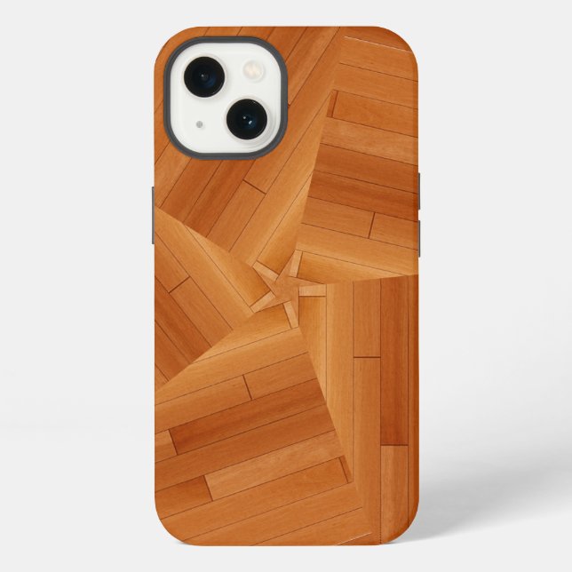 Funda Para iPhone Cubierta Solar - Centro de Estrella Barnizada (Reverso )