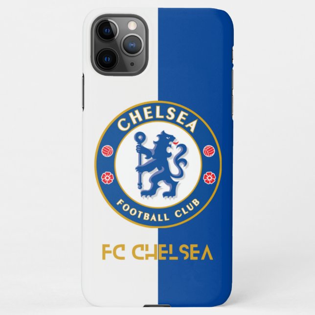 Funda Para iPhone Cubierta telefónica Hinchas de Chelsea (Reverso)