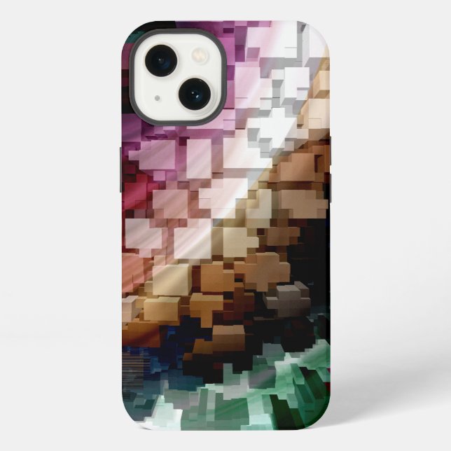 Funda Para iPhone Cubo Céntrico Viento Oscuro (Reverso )