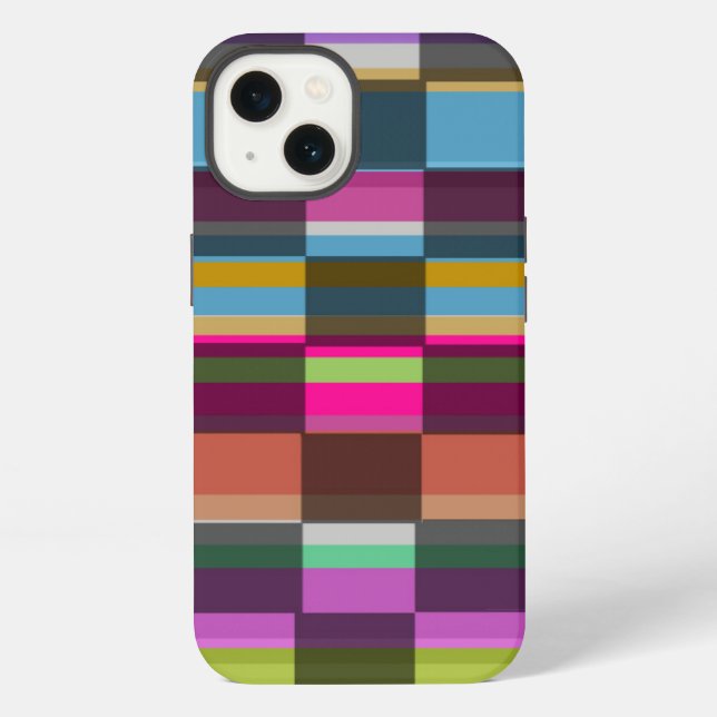 Funda Para iPhone Cubos de colores (Reverso )