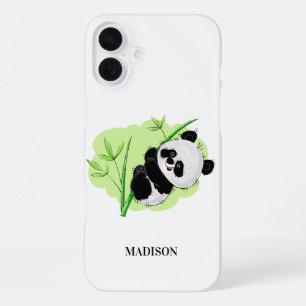 Funda Para iPhone 16 Plus Cubos de teléfono con nombre personalizado de Cute