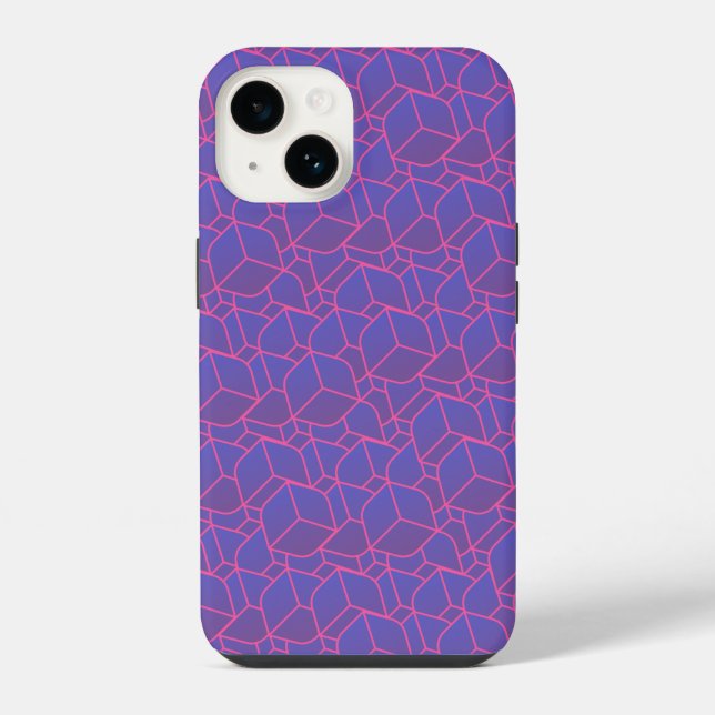 Funda Para iPhone Cubos eléctricos (Reverso )