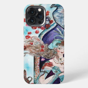 FUNDA PARA iPhone 13 PRO MAX CUENTO DE HADAS ORIENTAL / PRINCESA, ROSAS ROJAS Y