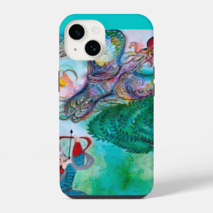 Funda Para iPhone 14 CUENTO DE HADAS TURCO / FÉNIX Y ARQUERO Verde Teal
