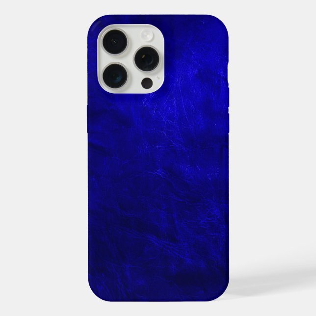 Funda Para iPhone Cuero Azul Real (Reverso )