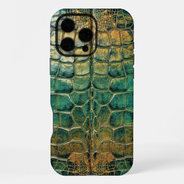 Funda Para iPhone Cuero de cocodrilo (Reverso )