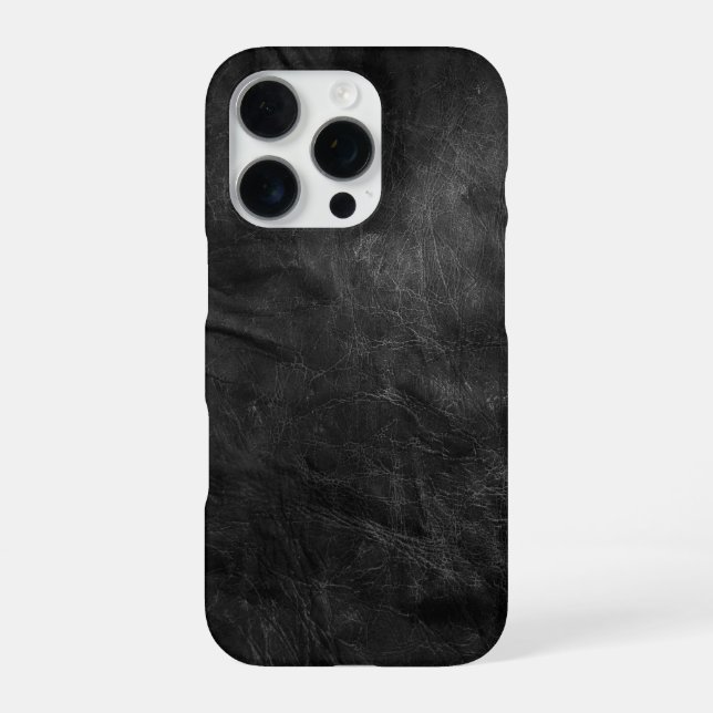 Funda Para iPhone Cuero negro (Reverso)
