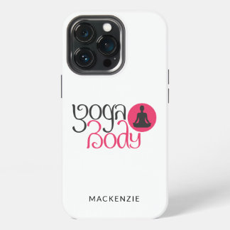 Funda Para iPhone 13 Pro Cuerpo personalizado de yoga con gráfico de yoga p