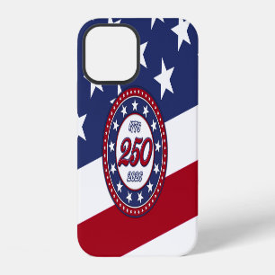 Funda Para iPhone 12 Cumpleaños 250 de América con bandera de EE. UU.