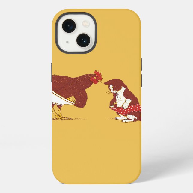 Funda Para iPhone CURIOUS CAT AND CHOOK iPhone 6 Tough Case (Reverso )