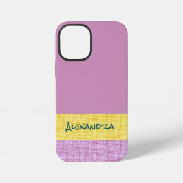 Funda Para iPhone 12 Mini Custom adorable girly purple background modern