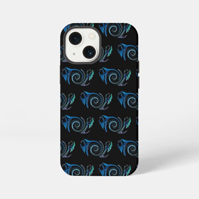 Funda Para iPhone Custom Color Dragon Pattern (Reverso )