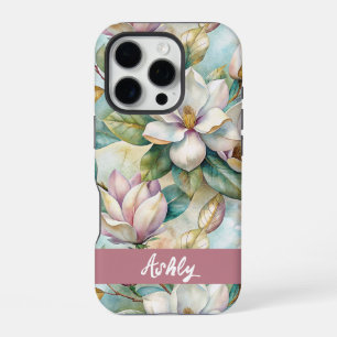 Funda Para iPhone 16 Pro Custom Elegant Magnolias