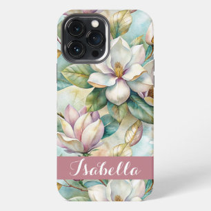 Funda Para iPhone 13 Pro Max Custom Elegant Magnolias
