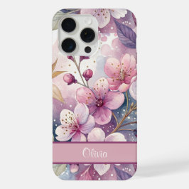Custom Elegant Watercolor Cherry Blossom Sakura