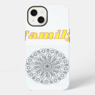 Custom Fmaily Text And Flowers Design 