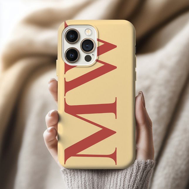 Funda Para iPhone Custom Name Initial Case - Birthday Gift for Her (Custom Initial Phone Case – Personalized Monogram Gift for Women, Men, Friends or Coworkers)