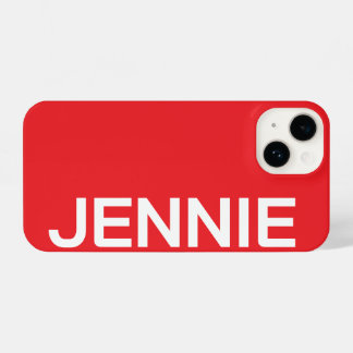 Funda Para iPhone 14 Customized Name Stylish Elegant Modern Minimal 