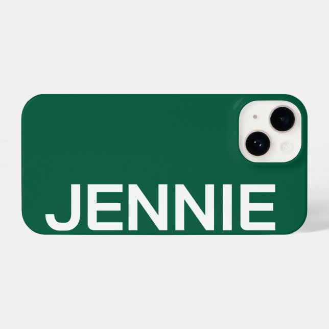 Funda Para iPhone Customized Name Stylish Elegant Modern Minimal  (Reverso Horizontal)