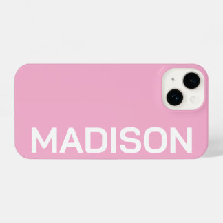 Funda Para iPhone 14 Customized Name Stylish Minimal Monogram Modern