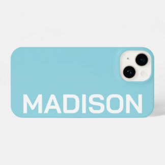 Funda Para iPhone 14 Customized Name Stylish Minimal Monogram Modern