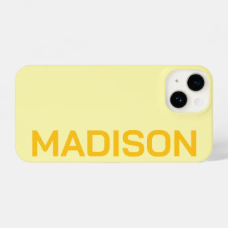 Funda Para iPhone 14 Customized Name Stylish Minimal Monogram Modern