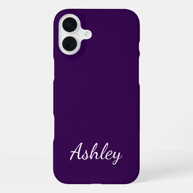 Funda Para iPhone Customized Name Stylish Modern Elegant Minimalist  (Reverso )