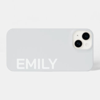 FUNDA PARA iPhone 14 CUSTOMIZED NAME STYLISH MODERN ELEGANT SIMPLE