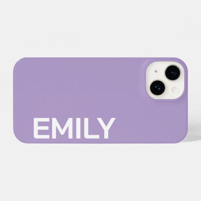 FUNDA PARA iPhone CUSTOMIZED NAME STYLISH MODERN ELEGANT SIMPLE (Reverso Horizontal)