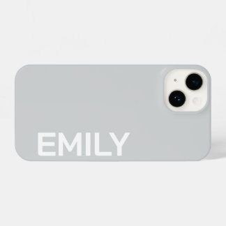 FUNDA PARA iPhone 14 CUSTOMIZED NAME STYLISH MODERN ELEGANT SIMPLE