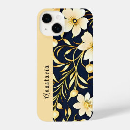 Funda Para iPhone 14 Customized Phone Case Floral Design