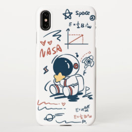 Funda Para iPhone XS Max  Cute Astronaut Space Cartoon iPhone XS Max Case