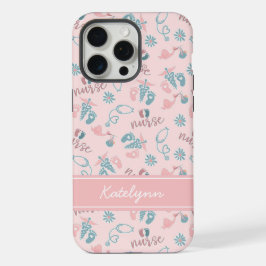 Cute Baby Nurse Phone Case | Personalized Name