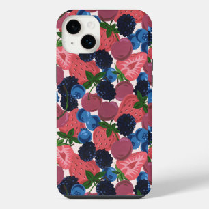 Funda Para iPhone 14 Plus Cute Berry Pattered