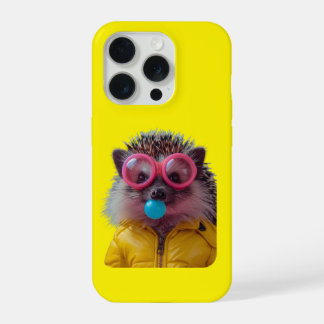 Cute Bubblegum Hedgehog Be Kind Yellow Phone Case