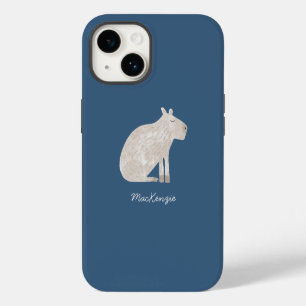 Funda Para iPhone 14 Cute Capybara Personalizado