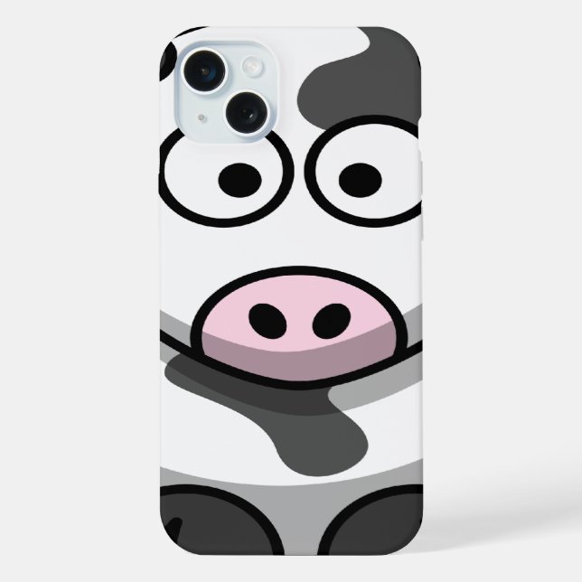 Funda Para iPhone Cute Cow (Reverso )